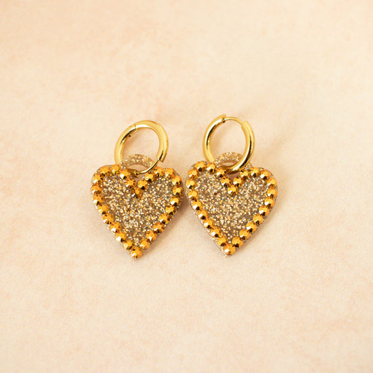 Hearts on Hoops | Gold