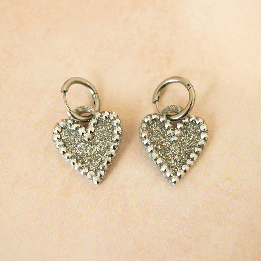 Hearts on Hoops | Silver