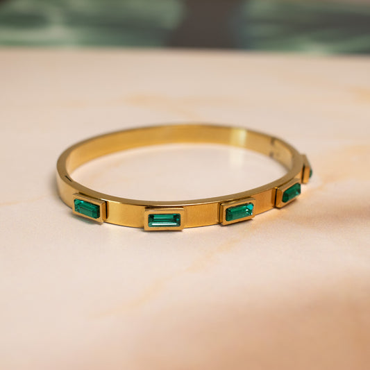 Emerald Shore Bangle