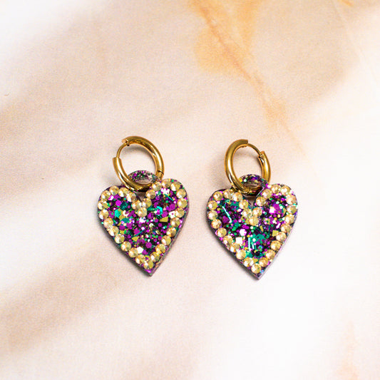 Hearts on Hoops | Mardi Gras