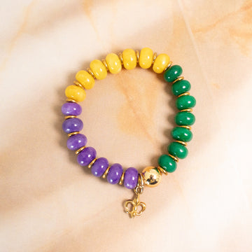 Mardi Gras Bracelet