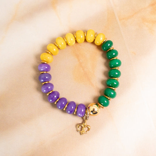 Mardi Gras Bracelet