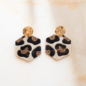 Riviera Leopard Earrings