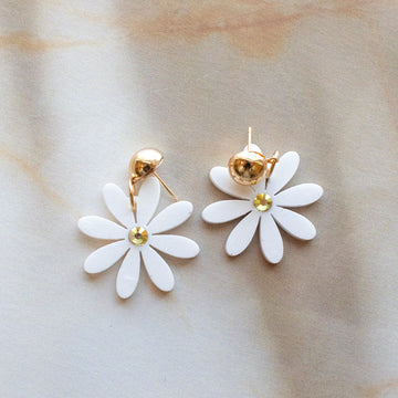 Golden Daisy Earrings