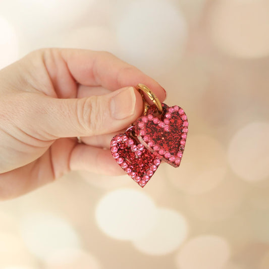 Hearts on Hoops | Red